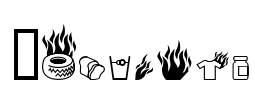 Pyrobats Font Image