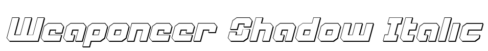 Weaponeer Shadow Italic