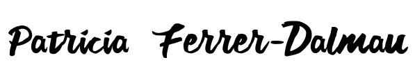 Patricia Ferrer-Dalmau Font Image