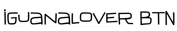 IguanaLover BTN Font Image