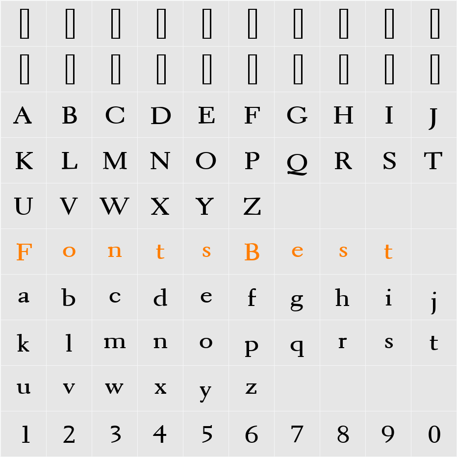 Transit 2 Wide Character Map