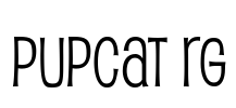 Pupcat Rg Font Image
