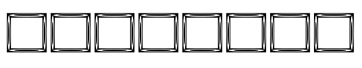 Borders2 Font Image