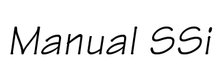 Manual SSi Font Image