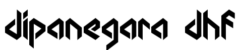 dipanegara dhf Font Image