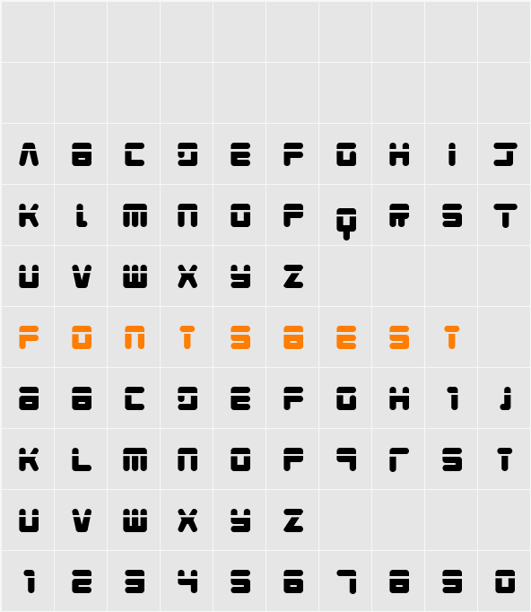 Young Techs Laser Character Map