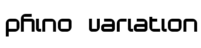 Phino Variation Font Image