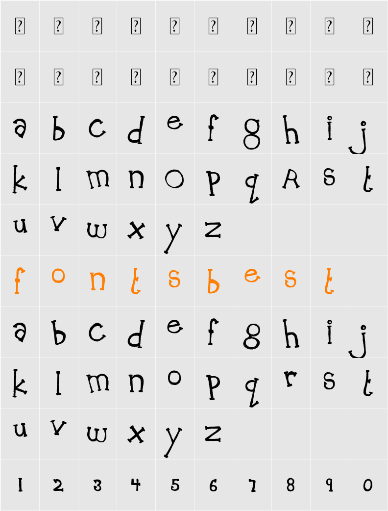 MTF Peach Cobbler Character Map
