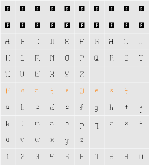 Delos Santos Character Map