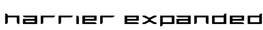 Harrier Expanded Font Image