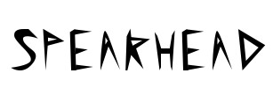 Spearhead Font Image
