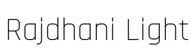 Rajdhani Light