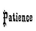 Patience Font Image