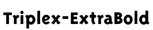 Triplex-ExtraBold