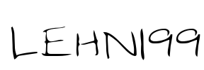 LEHN199 Font Image