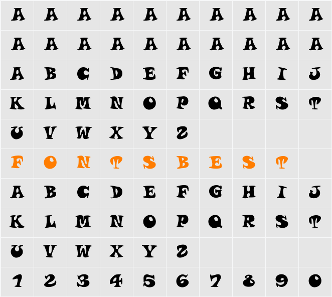 roucorns Character Map