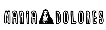 maria_dolores Font Image