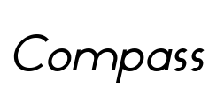 Compass Font Image