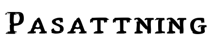 Pasattning Font Image