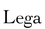 Lega Font Image