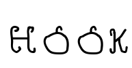 HOOK Font Image