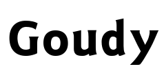 Goudy Font Image