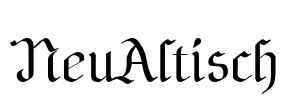 NeuAltisch Font Image
