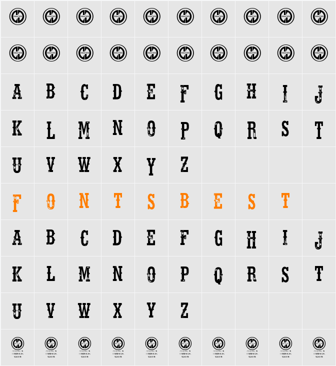Fort Death Character Map