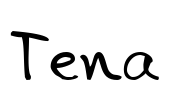 Tena Font Image
