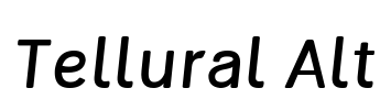 Tellural Alt Font Image