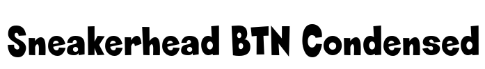 Sneakerhead BTN Condensed