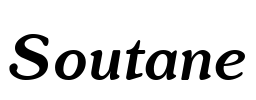 Soutane Font Image