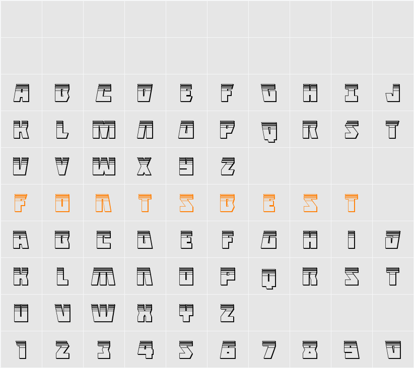 Halfshell Hero Platinum Character Map