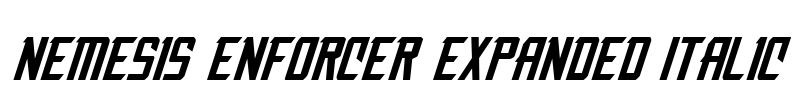 Nemesis Enforcer Expanded Italic