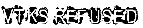 VTKS REFUSED Font Image