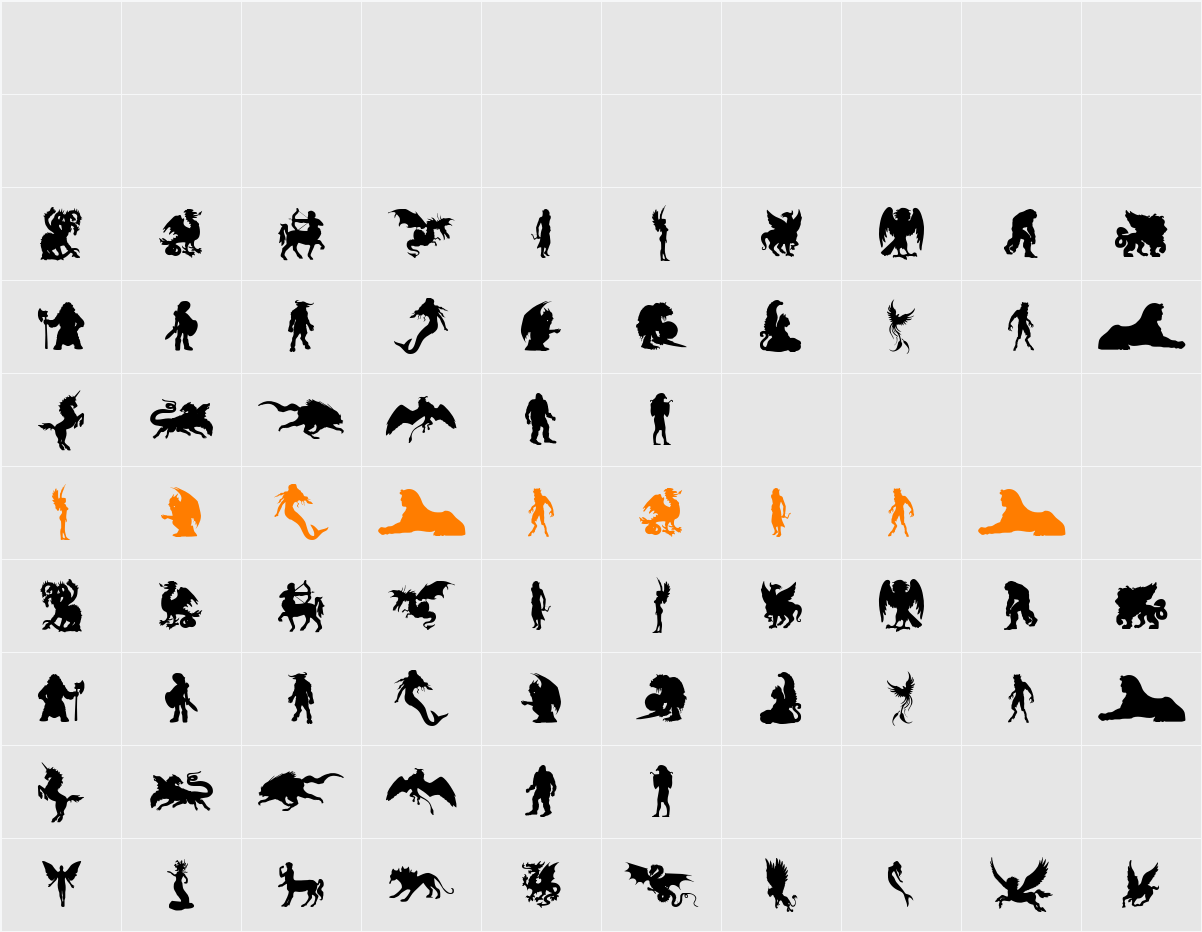 Imaginary Forces Character Map