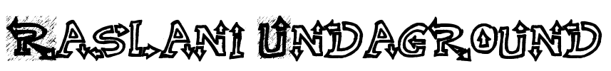 Raslani Undaground Font Image