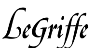 LeGriffe Font Image