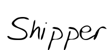 Shipper Font Image