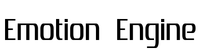 Emotion Engine Font Image