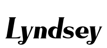 Lyndsey Font Image