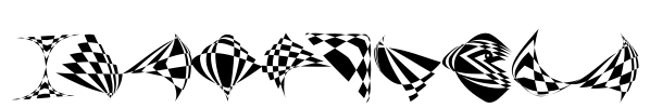 RoundOpArt Font Image