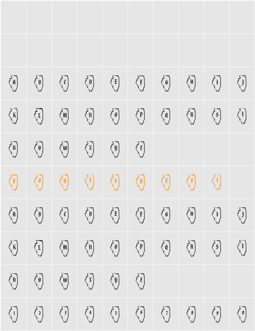 pf_il-outlined Character Map