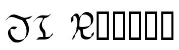JI Ribbon Font Image
