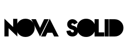 Nova SOLID Font Image