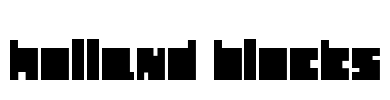 Holland Blocks Font Image