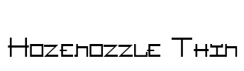 Hozenozzle Thin