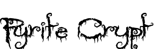 Pyrite Crypt Font Image