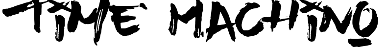 Time Machino Font Image