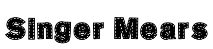 Singer Mears Font Image